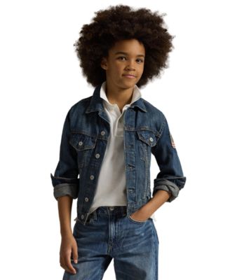 Big Boys Denim Cotton Trucker Jacket