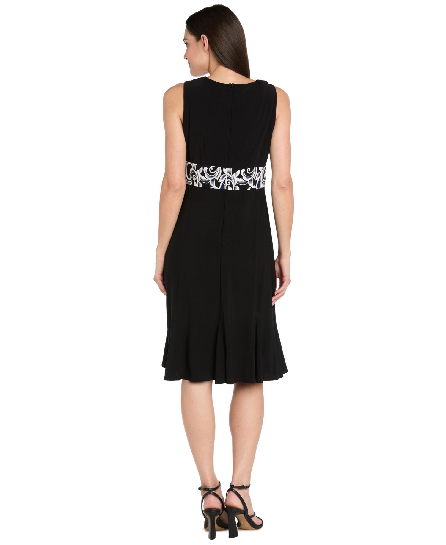 Petite Jersey Scoop Neck Jacket Dress, 2-Piece Set