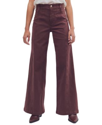 Women's Libre Corduroy High-Rise Wide-Leg Pants