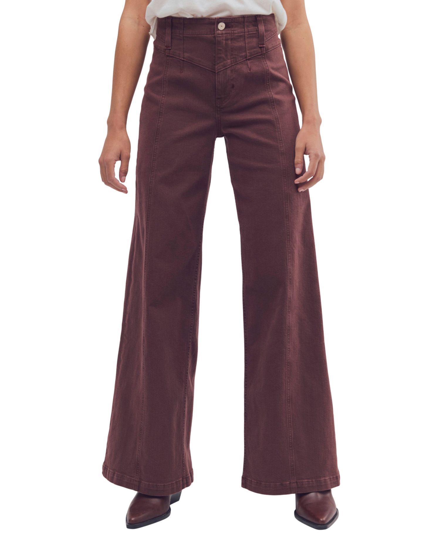 Women's Libre Corduroy High-Rise Wide-Leg Pants