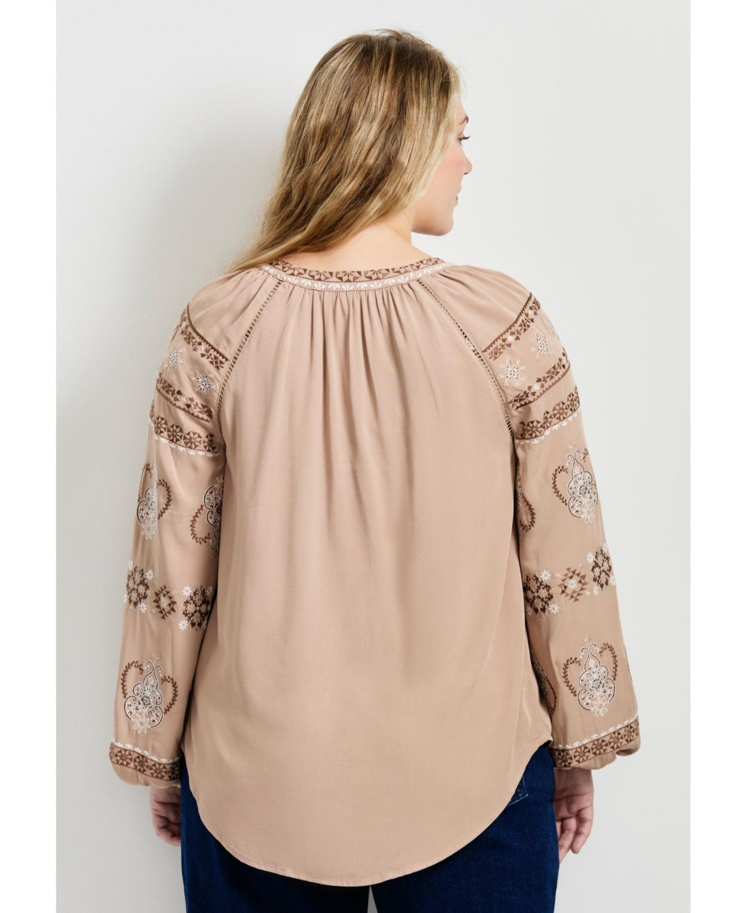 Women's Plus Size Angelina Embroidered Blouse