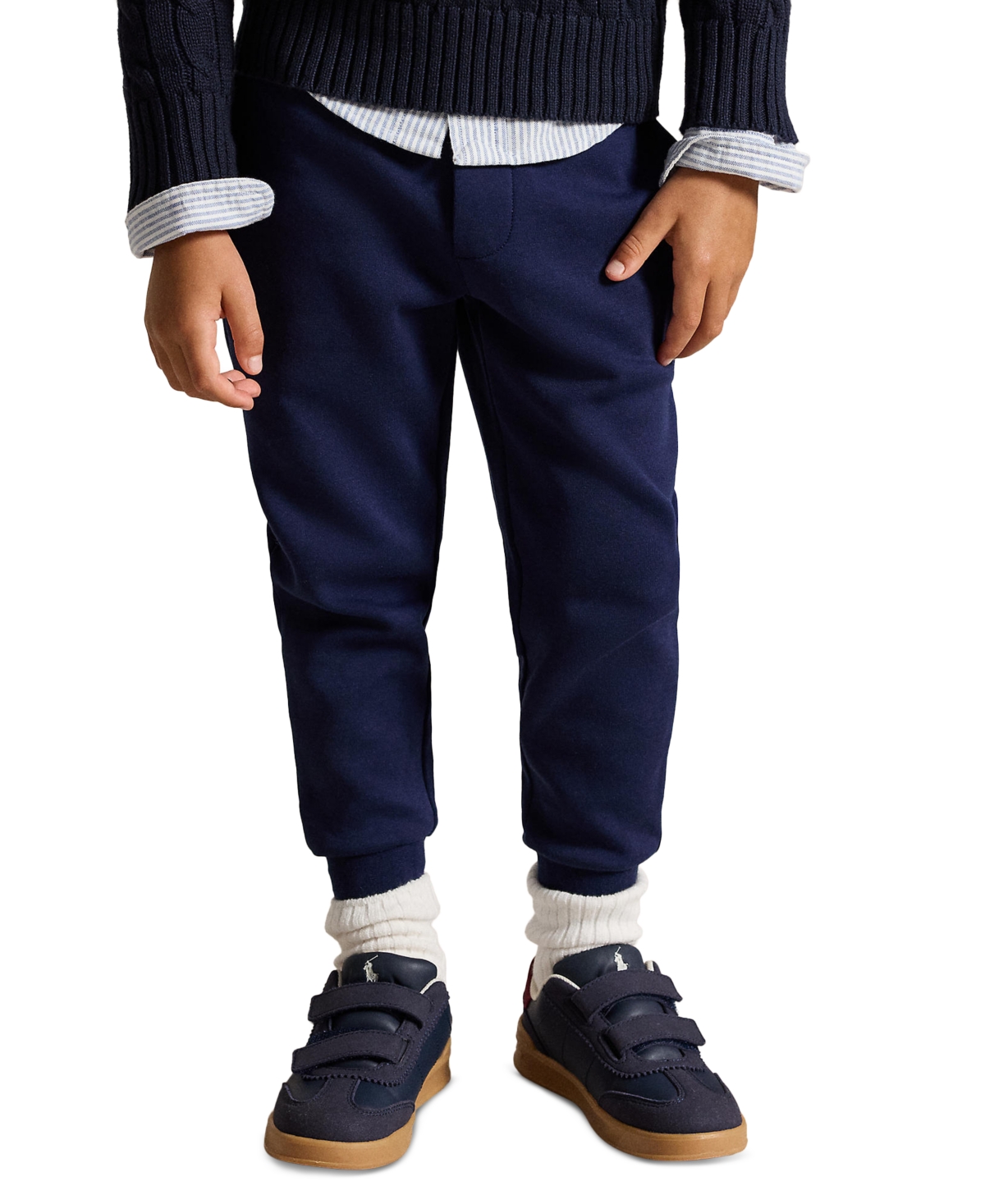 Polo Ralph Lauren Boys' 2T-7 Double Knit Joggers - Newport Navy