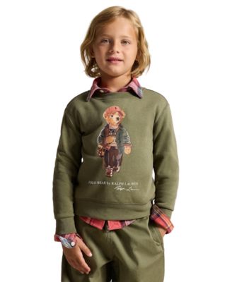 Boys' 2T-7 Polo Bear Fleece Sweatshirt