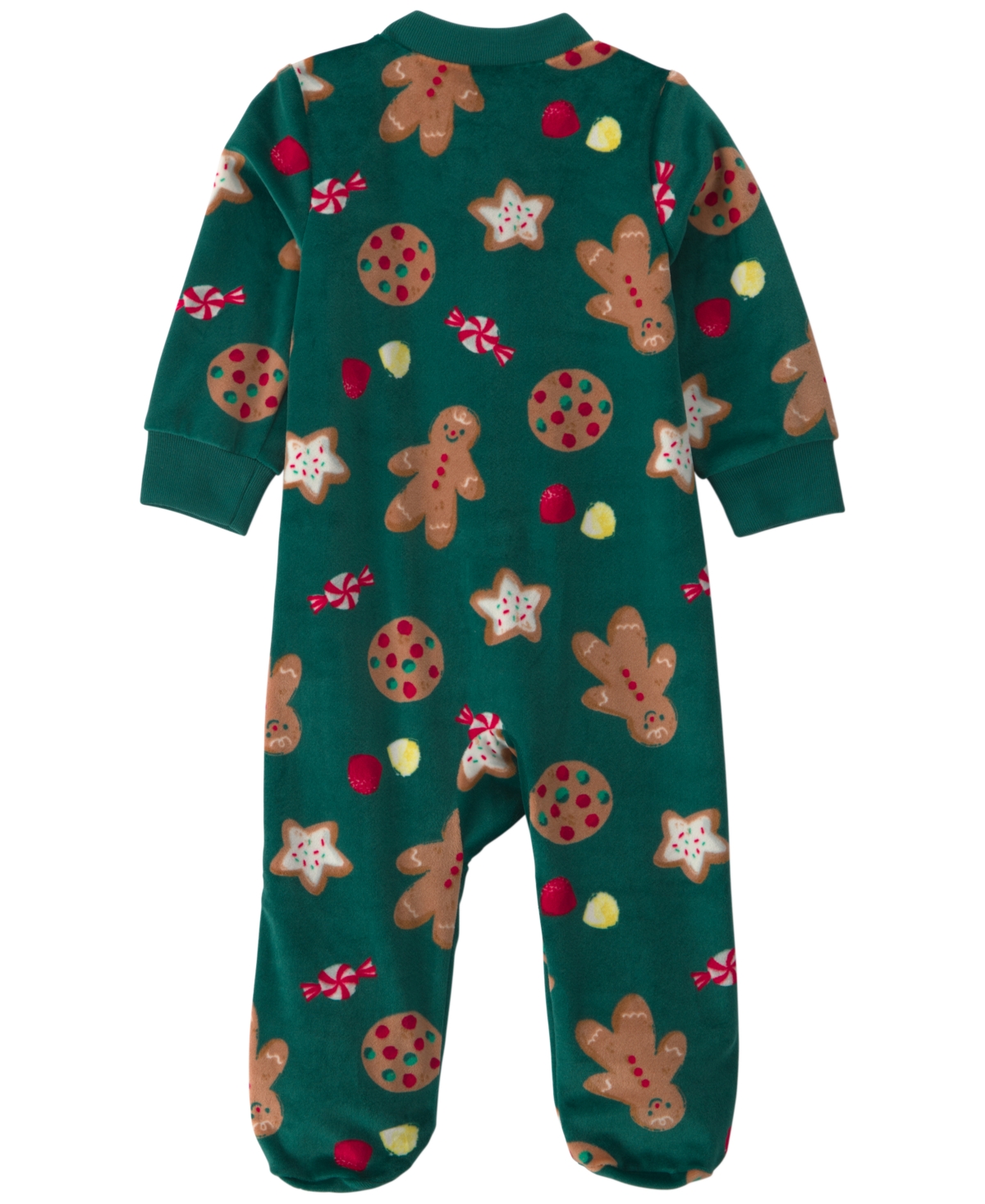 Carter's Boys' and Girls' Gingerbread Christmas 2-Way Zip Sleep & Play Pajamas