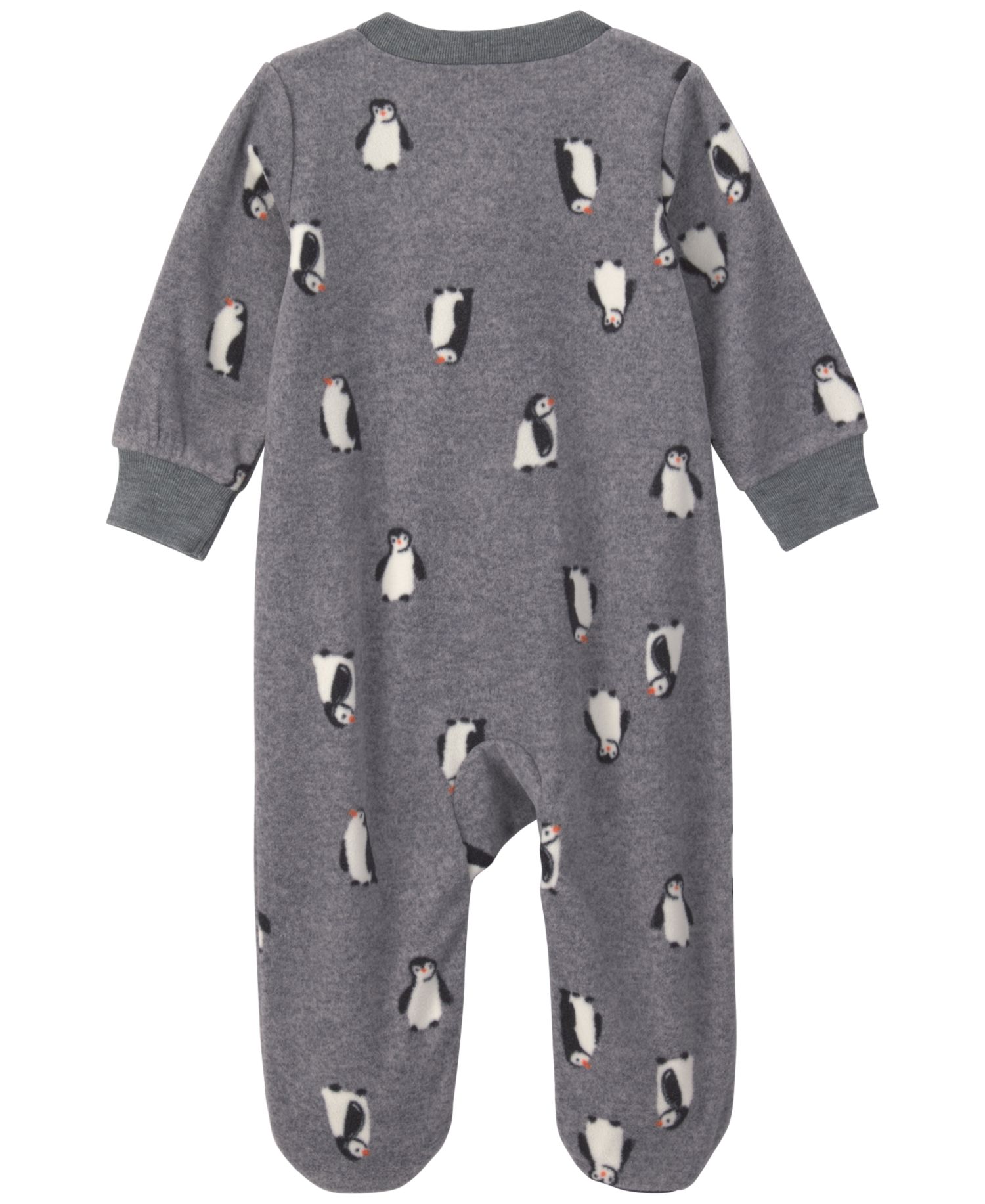 Baby Boys' Penguin Fleece 2-Way Zip Sleep & Play