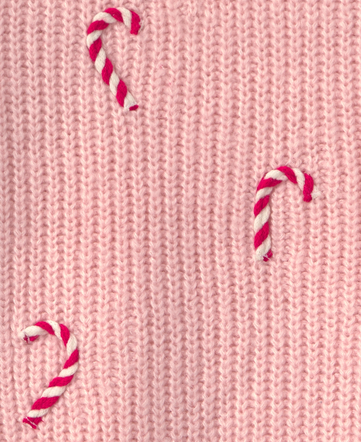 Carter's Toddler Girls' 2T-5T Candy Cane Cable-Knit Sweater