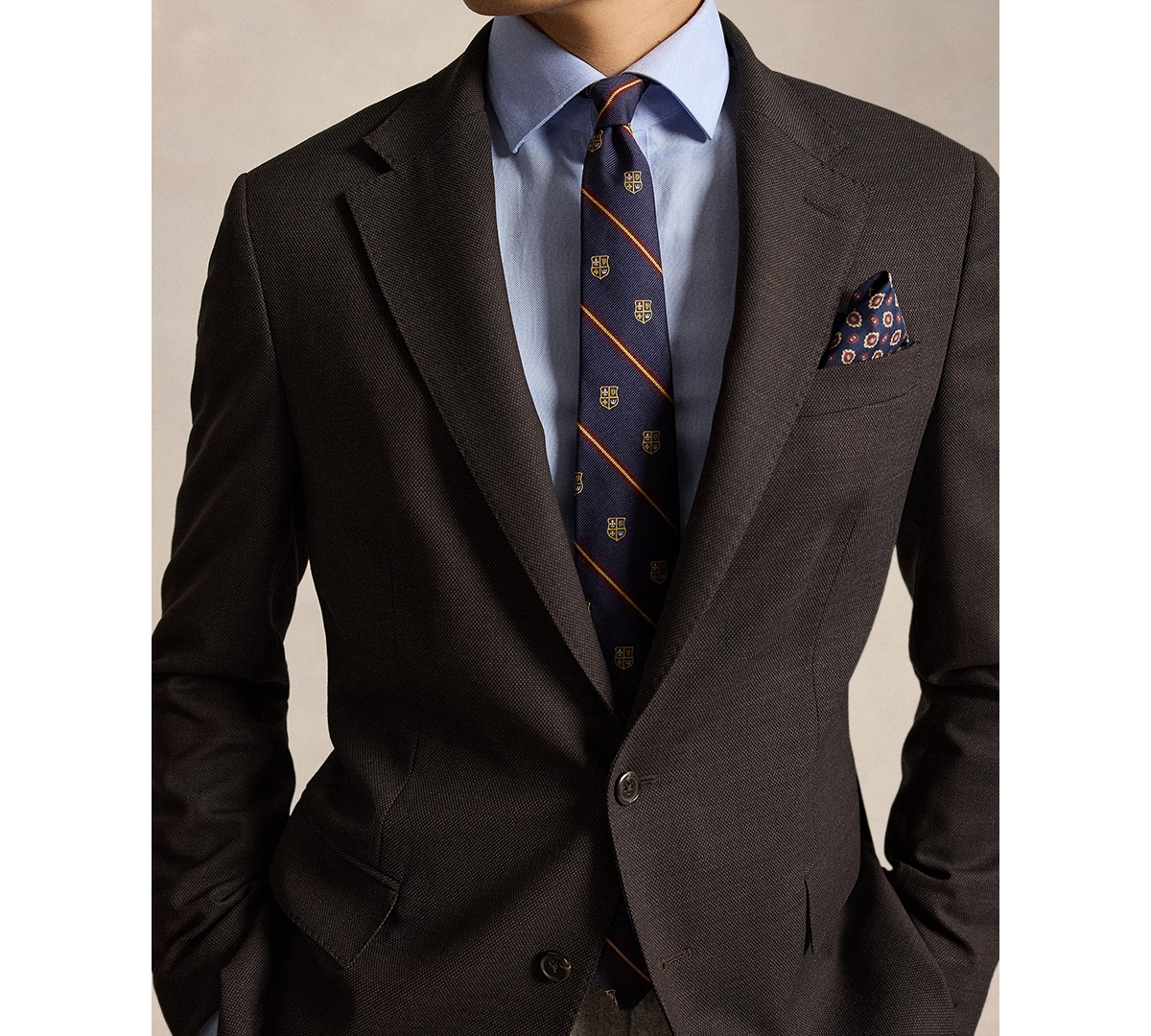 Polo Ralph Lauren Men's Modern-Fit Wool-Blend Birdseye Suit Jacket
