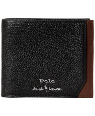 Two-Tone Leather Billfold Wallet
