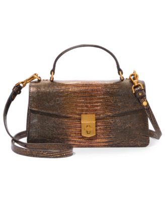 Genie Small Leather Satchel Handbag