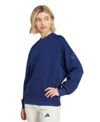 Women's Soft Lux Loose-Fit Crewneck Long-Sleeve Sweatshirt