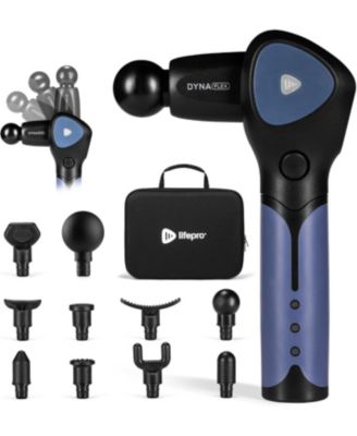 Handheld Percussion Massage Gun – Deep Tissue Muscle Massager for Athletes, Men & Women – Quiet, Portable with 10 Attachment Heads