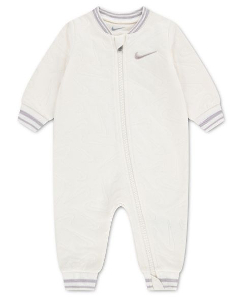 Детский комбинезон Nike Readyset. Grow. Long-Sleeve Zip-Up Coverall, цвет: Бледная слоновая кость