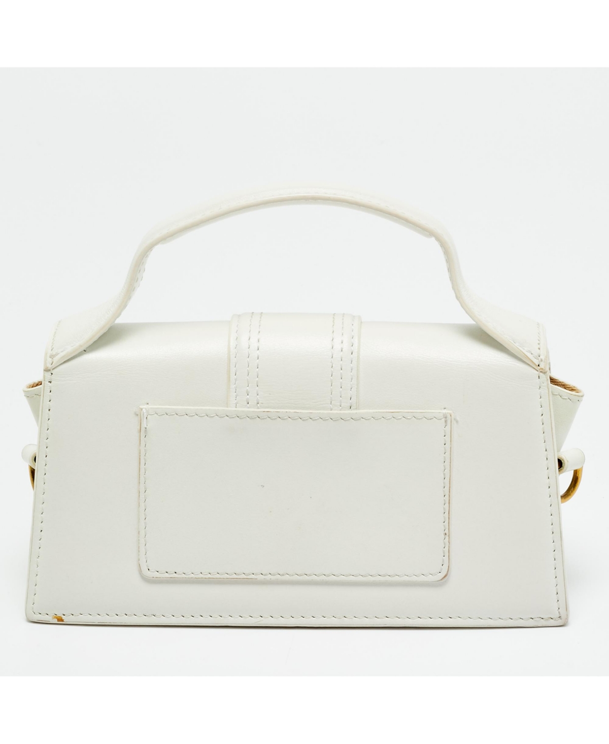 Pre-Owned Jacquemus Women's Le Bambino Mini Leather Top Handle Bag