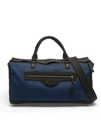  Women's Mesh and Leather Squash Duffel Bag