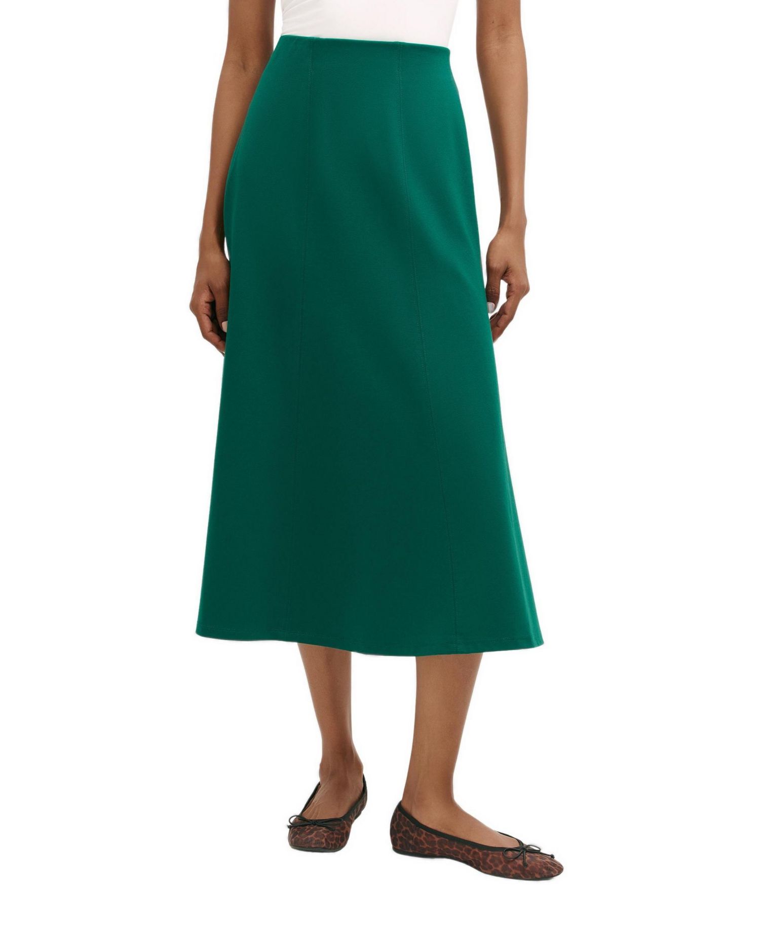 Women's Mae High-Waisted A-Line Midi Skirt