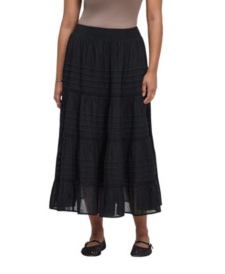 Women's Imani Tiered High-Waisted Midi Skirt