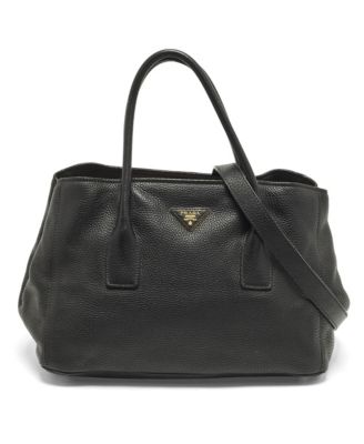 Women's Vitello Daino Leather Open Tote Bag