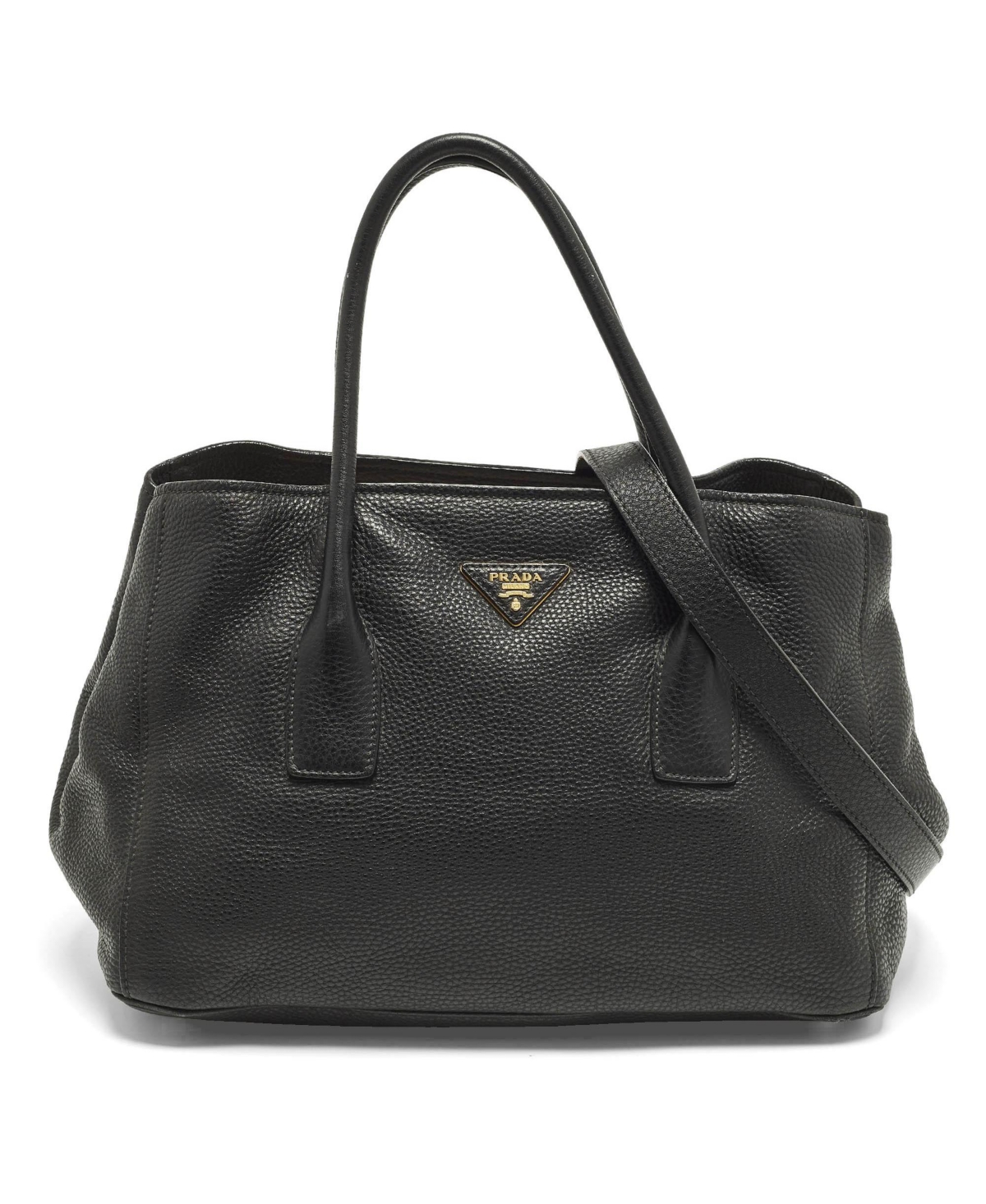 Pre-Owned Prada Women's Vitello Daino Leather Open Tote Bag