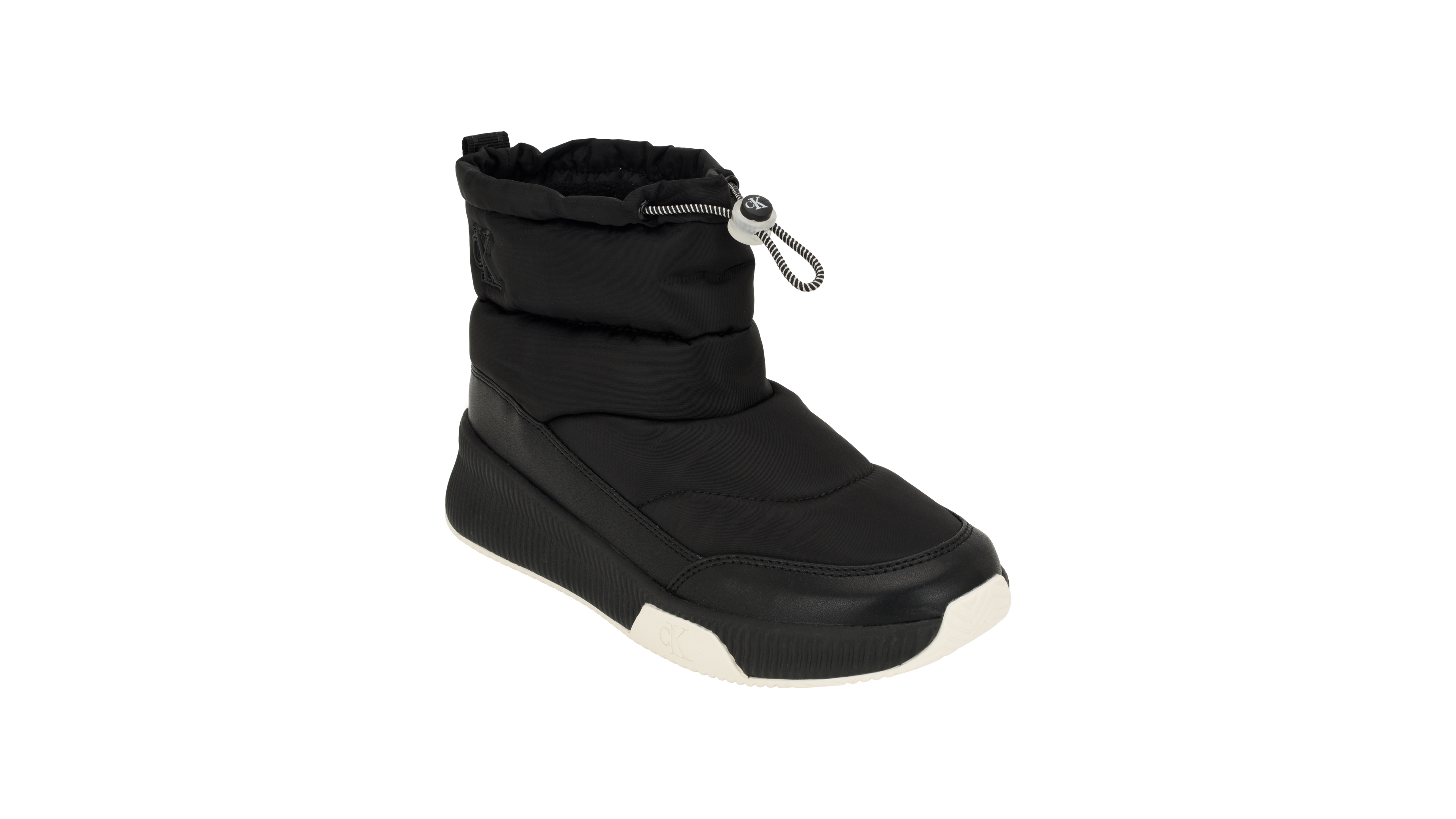 Calvin Klein Women's Maye Quilted Cold Weather Puffer Round Toe Boots
