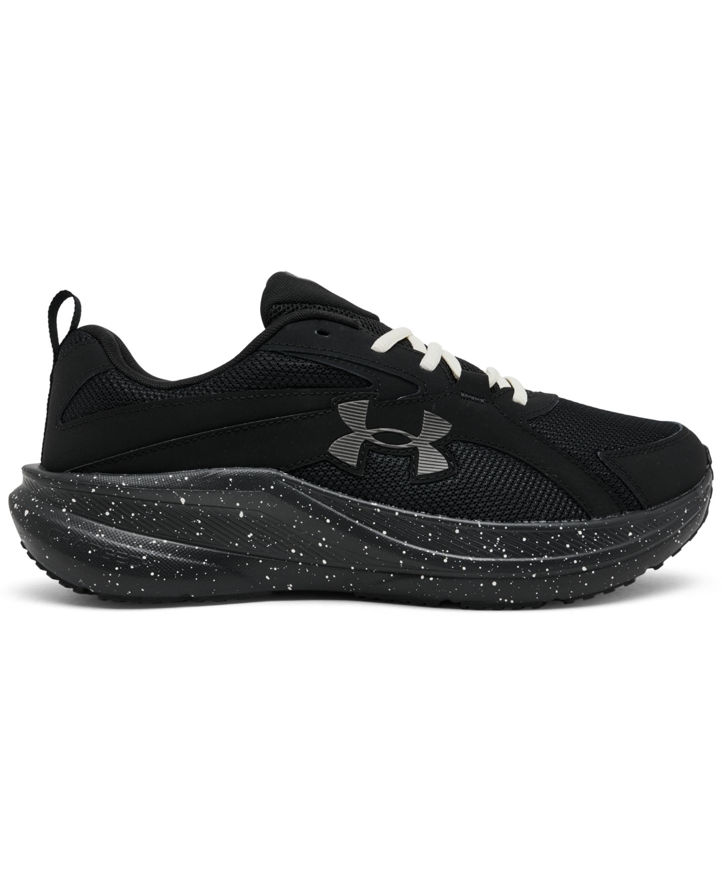 Мужские кроссовки Under Armour Charged+ Assert 11 Neutral Low-Top Running Sneakers, Style 6006723, цвет: Чёрный — фото 2