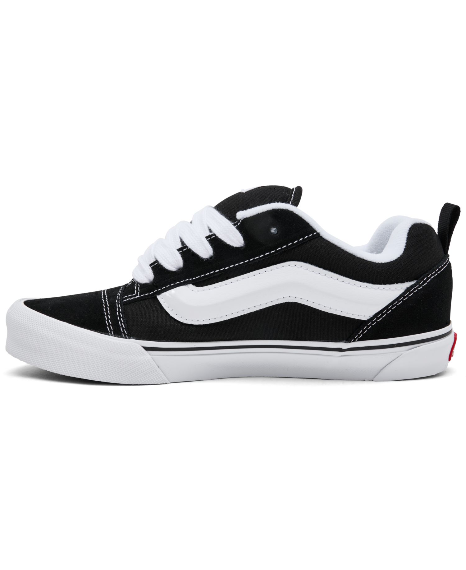 Big Kids Knu Skool Low-Top Lace-Up Puffy Tongue and Ankle Collar Sneakers from Finish Line