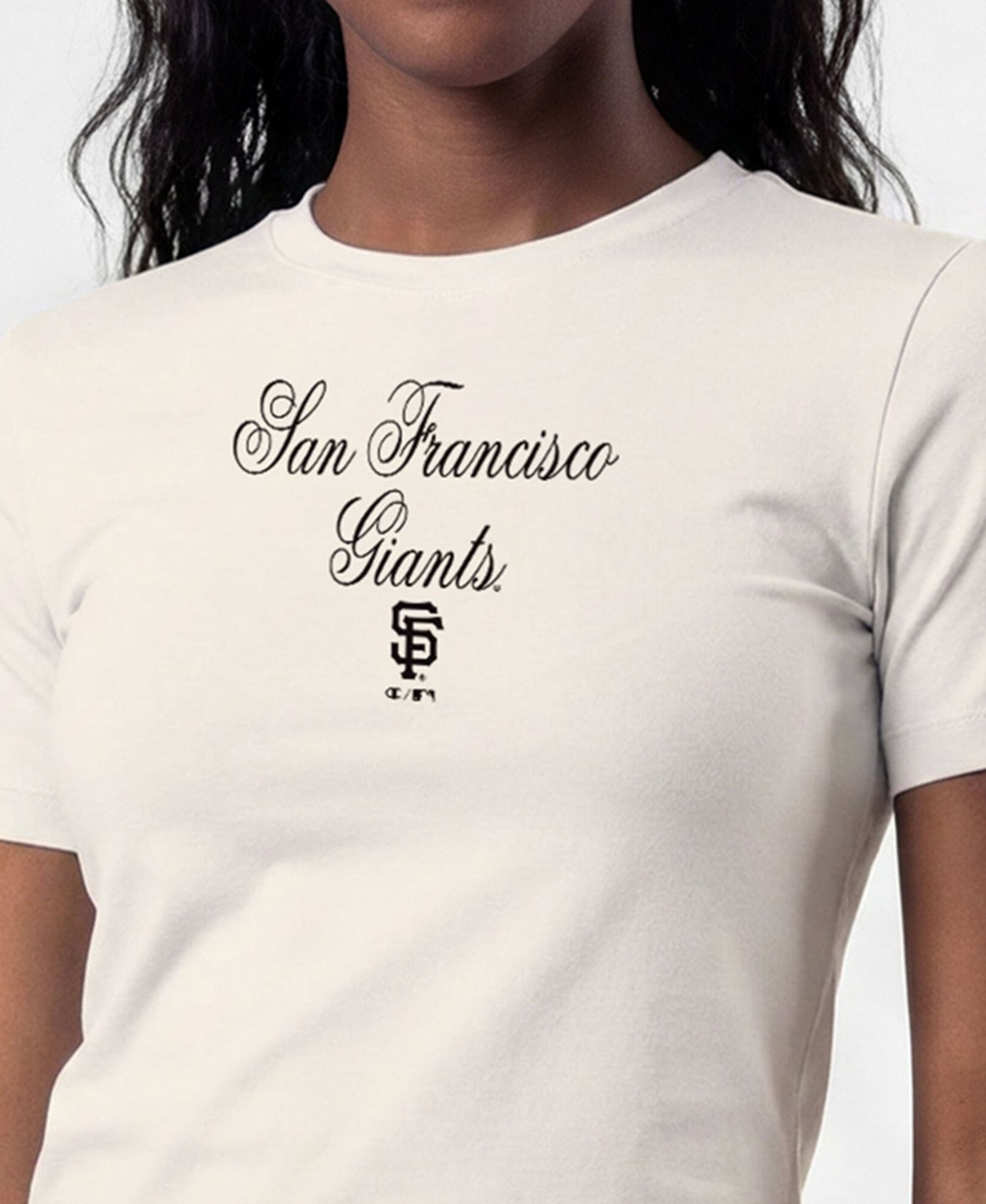 Women's San Francisco Giants Cropped Short-Sleeve T-Shirt