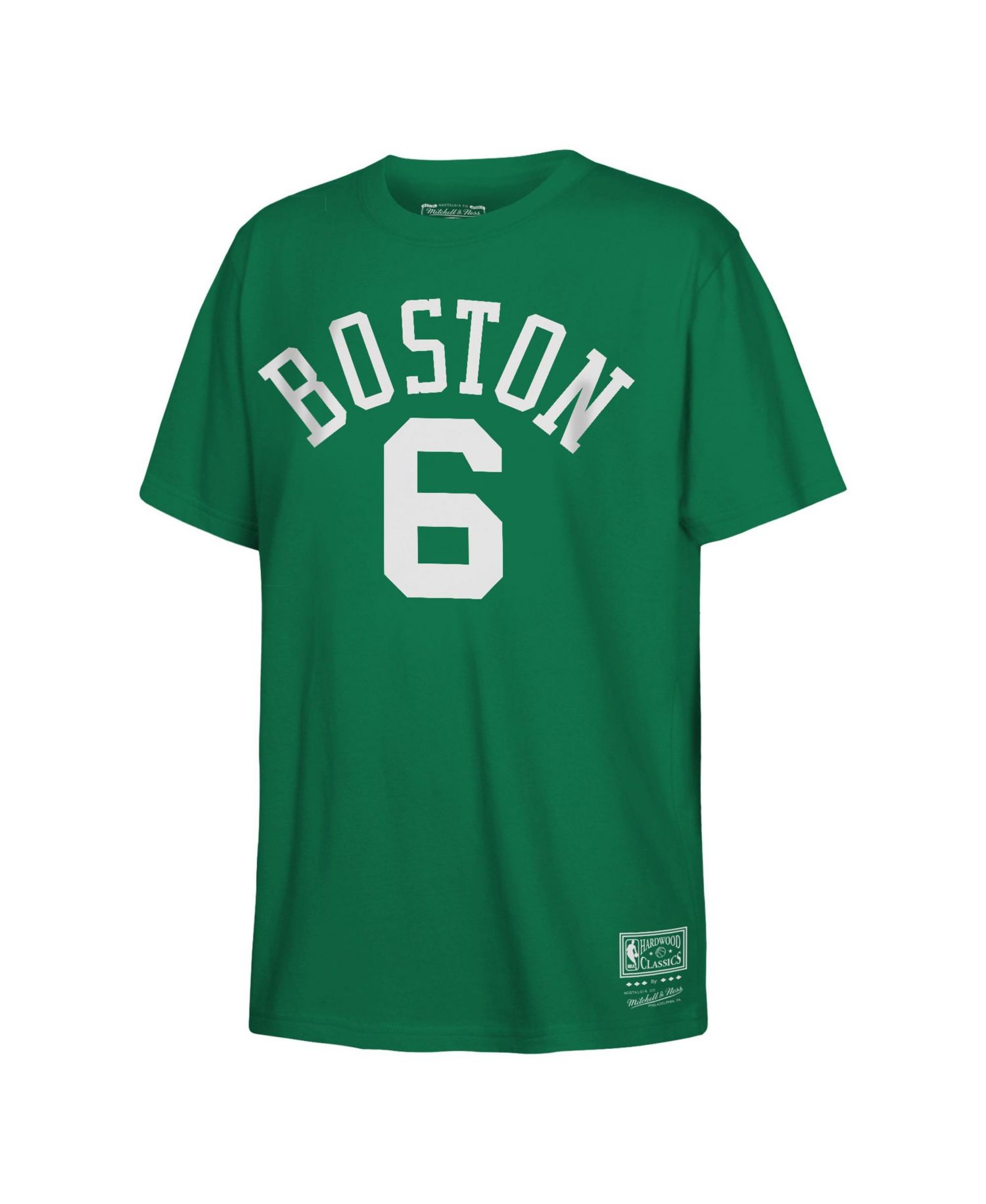 Boys' and Girls' 4-16 Bill Russell Boston Celtics Hardwood Classics Screen Print T-Shirt