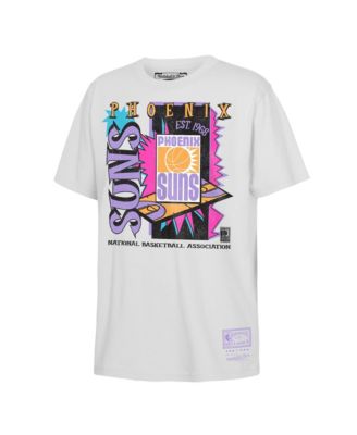 Boys' and Girls' 4-16 Phoenix Suns Neon Court Shock Crewneck Screen Print Graphics T-Shirt
