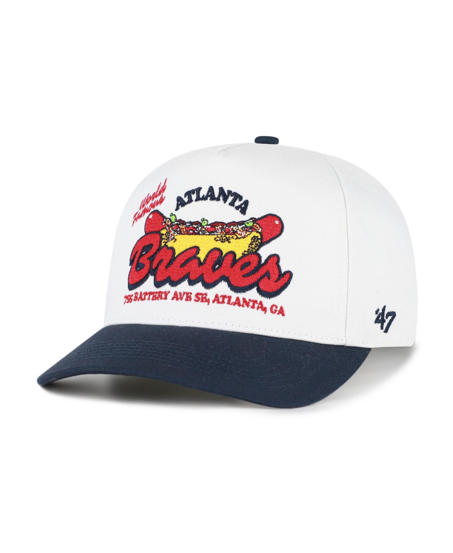 Atlanta Braves Glizzy Collection Hitch Five-Panel Adjustable Hat