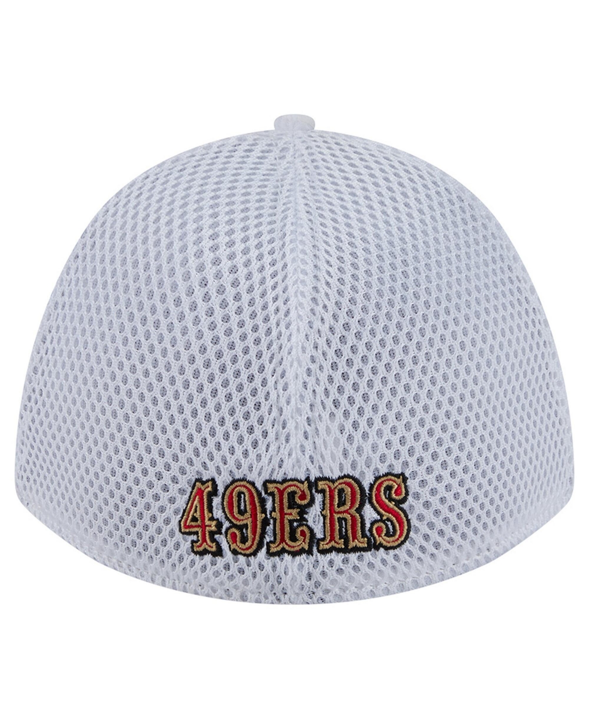 New Era Men's White/Scarlet San Francisco 49ers Dash 39THIRTY Flex Hat