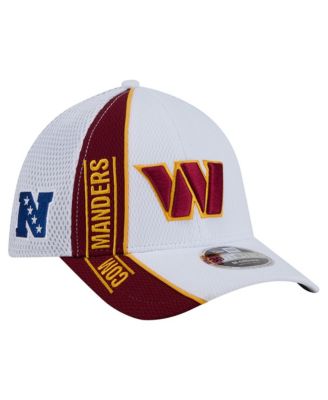 Men's White/Burgundy Washington Commanders Dash 39THIRTY Flex Hat