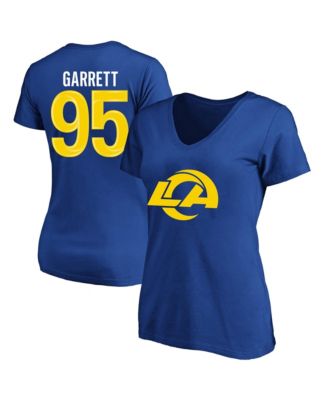 Plus Size Myles Garrett Los Angeles Rams V-Neck T-Shirt