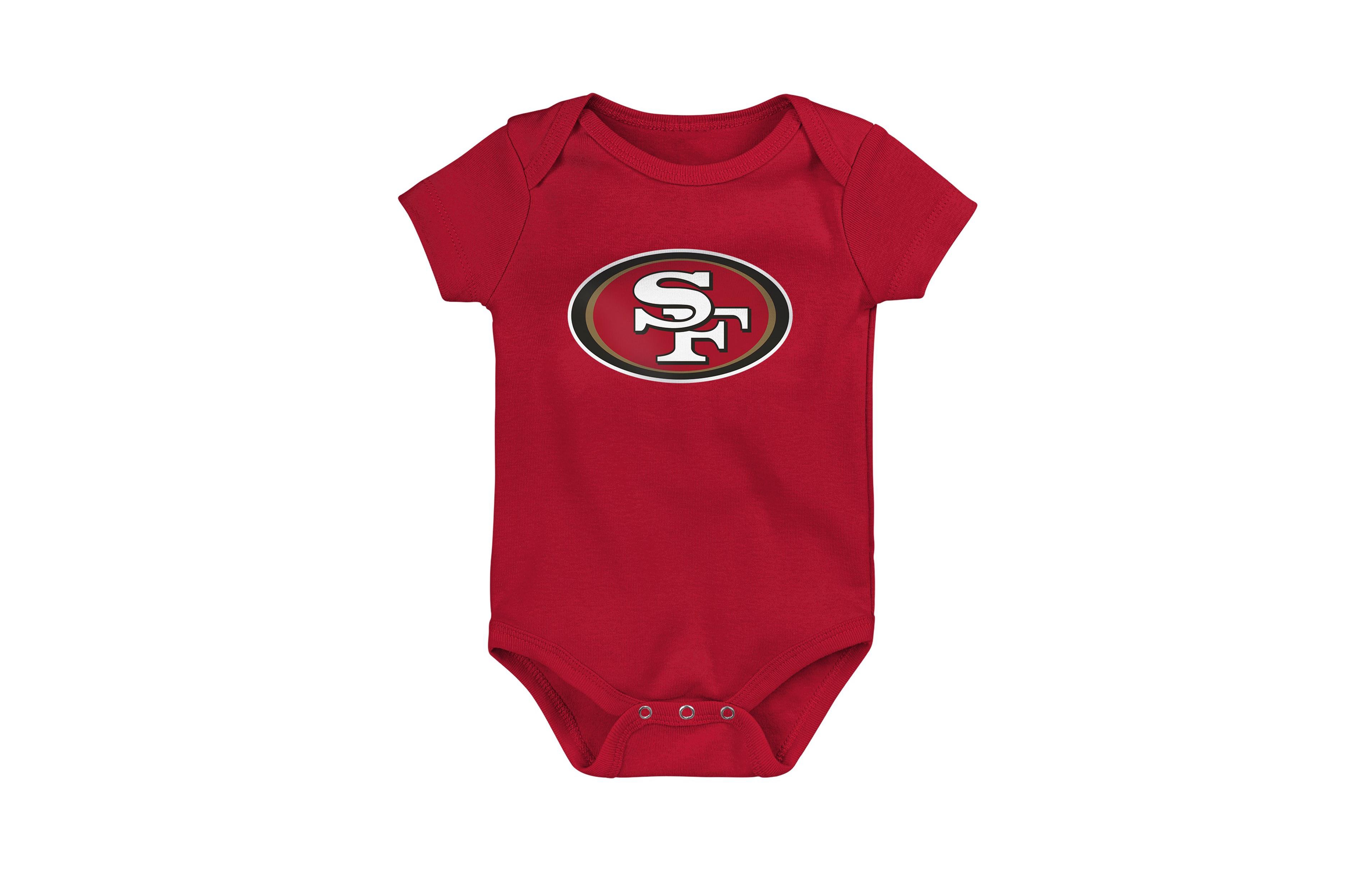 Outerstuff Baby Boys and Girls San Francisco 49ers Short-Sleeve Bodysuit