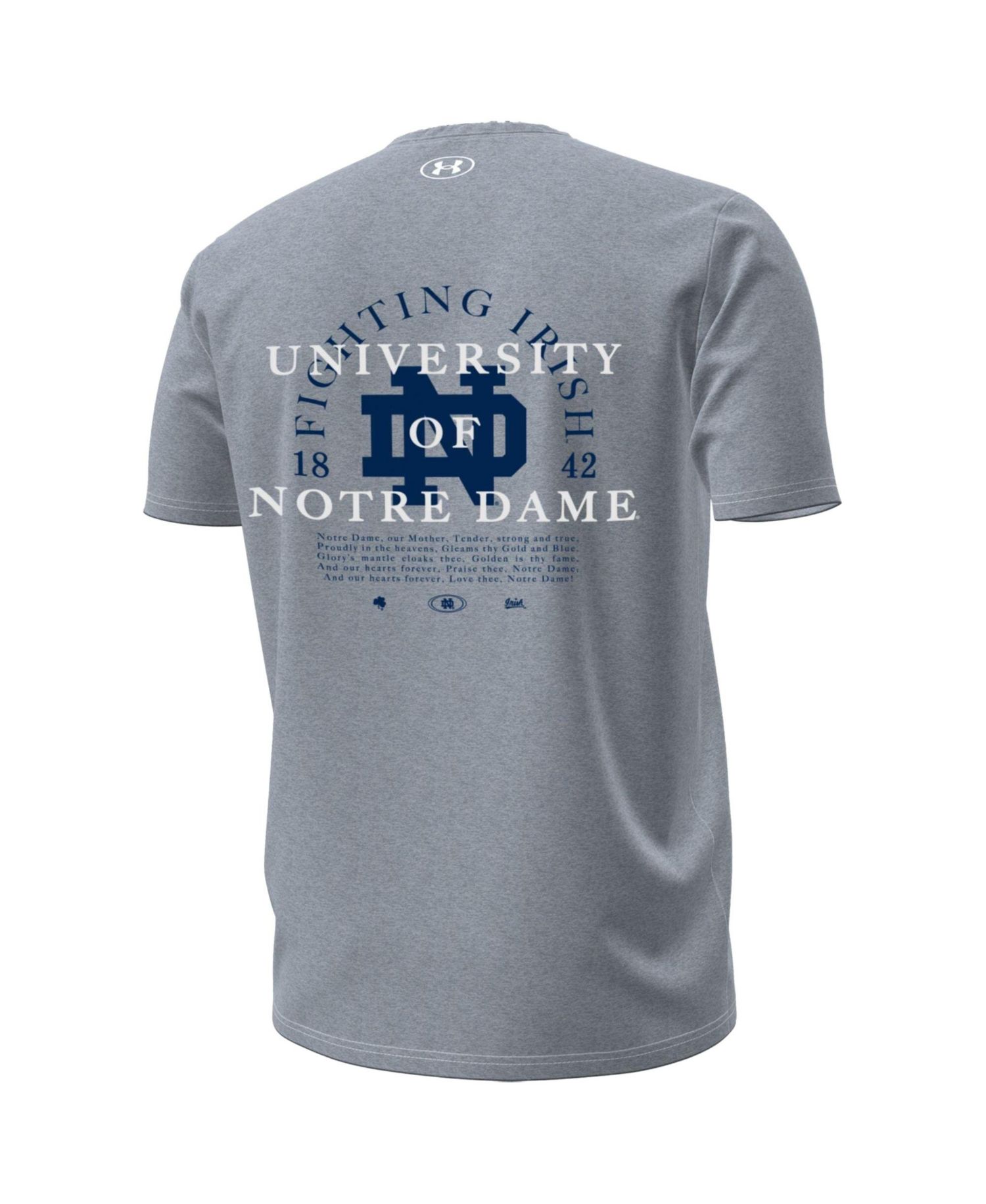 Men's Gray Notre Dame Fighting Irish 2026 Sideline Performance T-Shirt