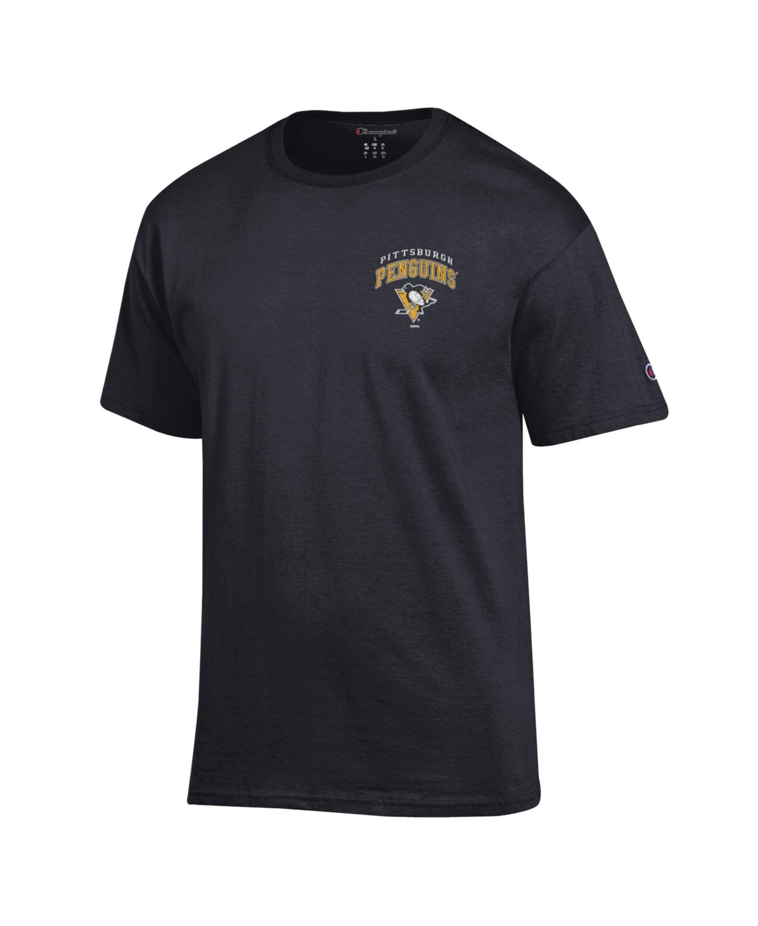 Men's Pittsburgh Penguins Stick With It Jersey Oversized-Graphic Crew Neck T-Shirt