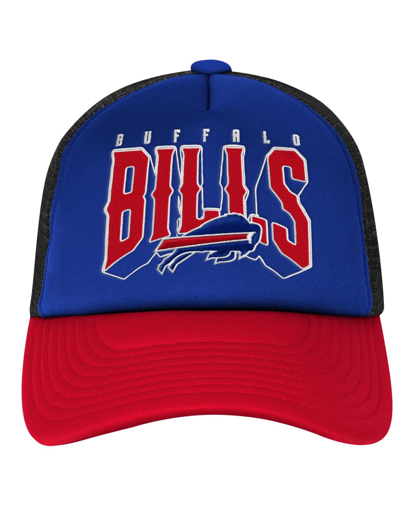 Детская кепка Outerstuff Buffalo Bills Handoff Foam Front Panel, Curved-Bill Trucker Hat — фото 3