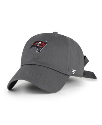 Women's Graphite Tampa Bay Buccaneers Bow Back Clean Up Adjustable Hat