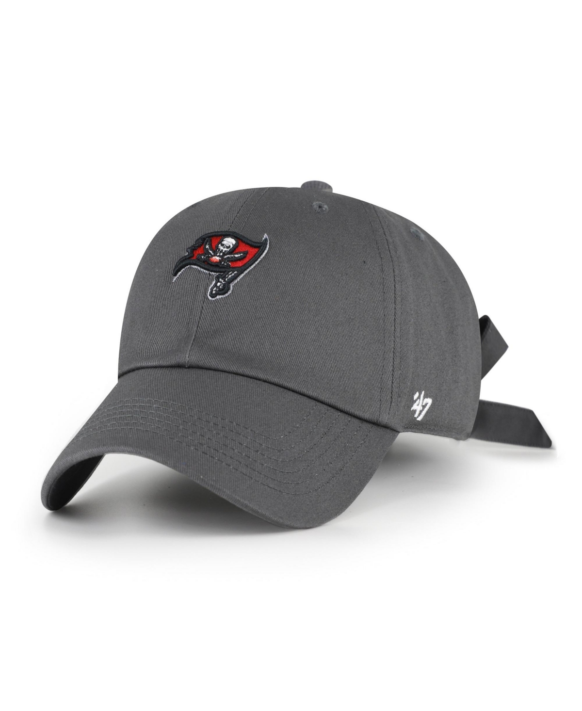 '47 Brand Women's Graphite Tampa Bay Buccaneers Bow Back Clean Up Adjustable Hat