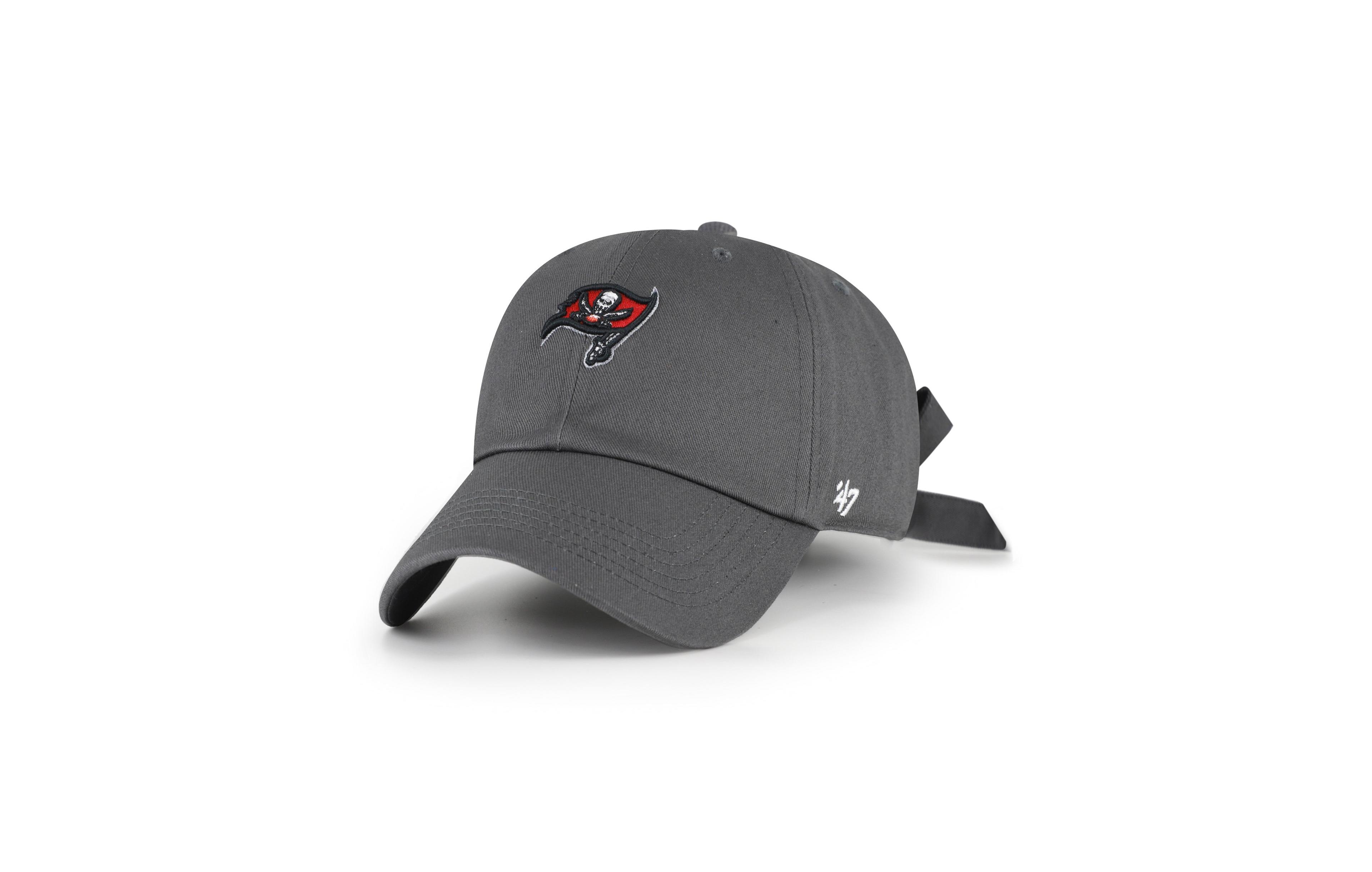 '47 Brand Women's Graphite Tampa Bay Buccaneers Bow Back Clean Up Adjustable Hat