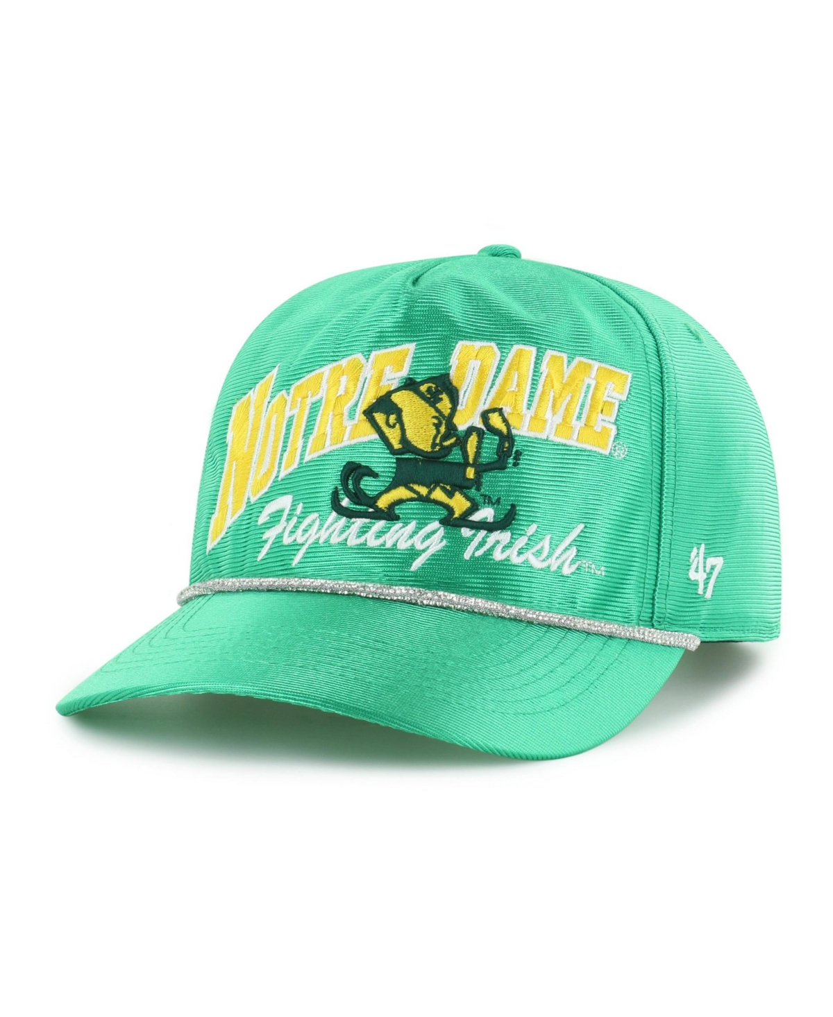 '47 Brand Women's Green Notre Dame Fighting Irish Glitter Hitch Adjustable Hat