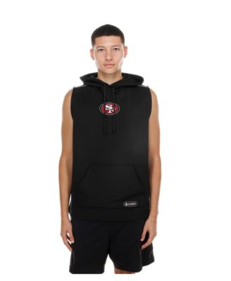 Men's San Francisco 49ers Sleeveless Hooded Pullover Hoodie