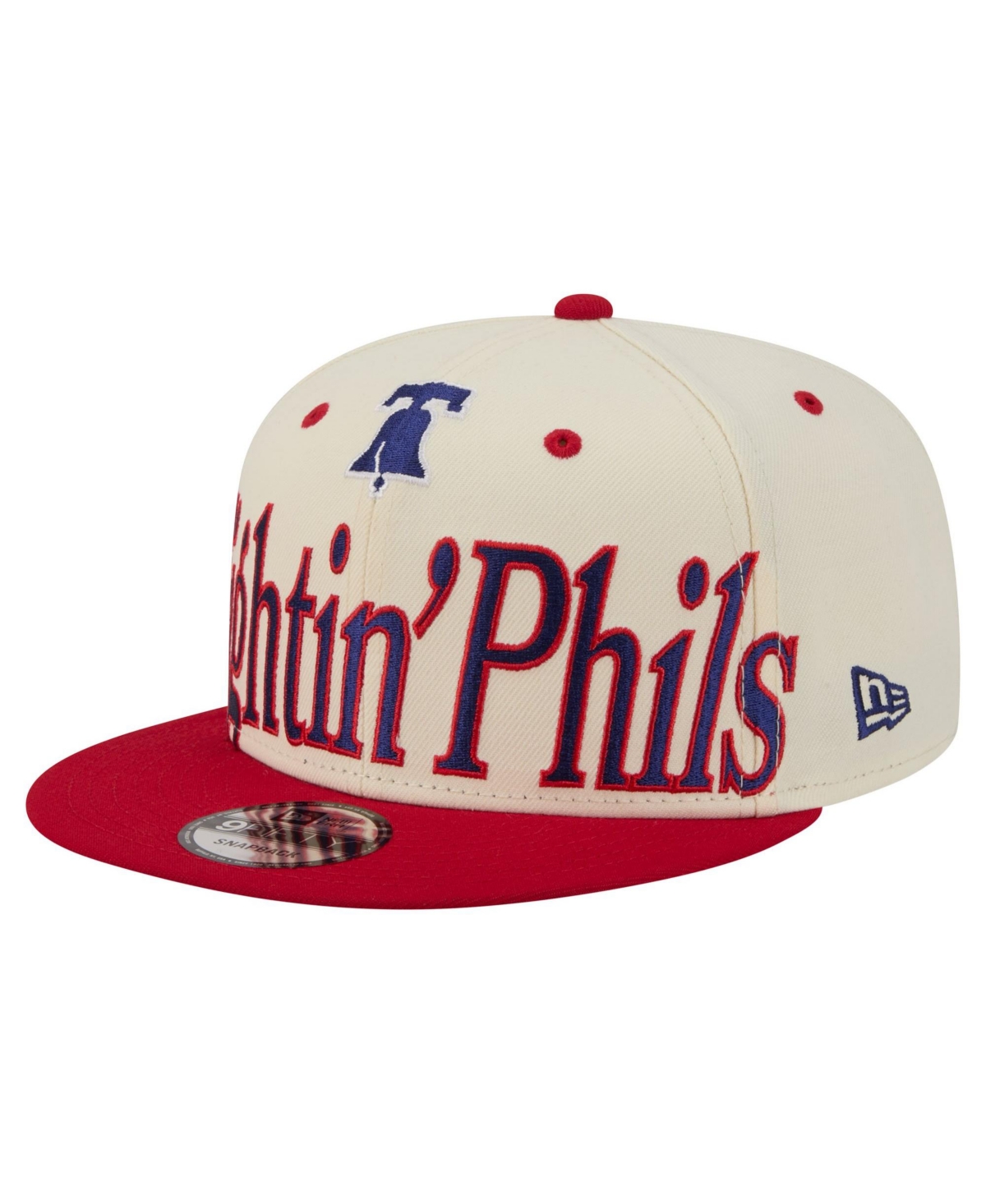 New Era Men's Philadelphia Phillies Oversized Slogan 9FIFTY Snapback Baseball Cap