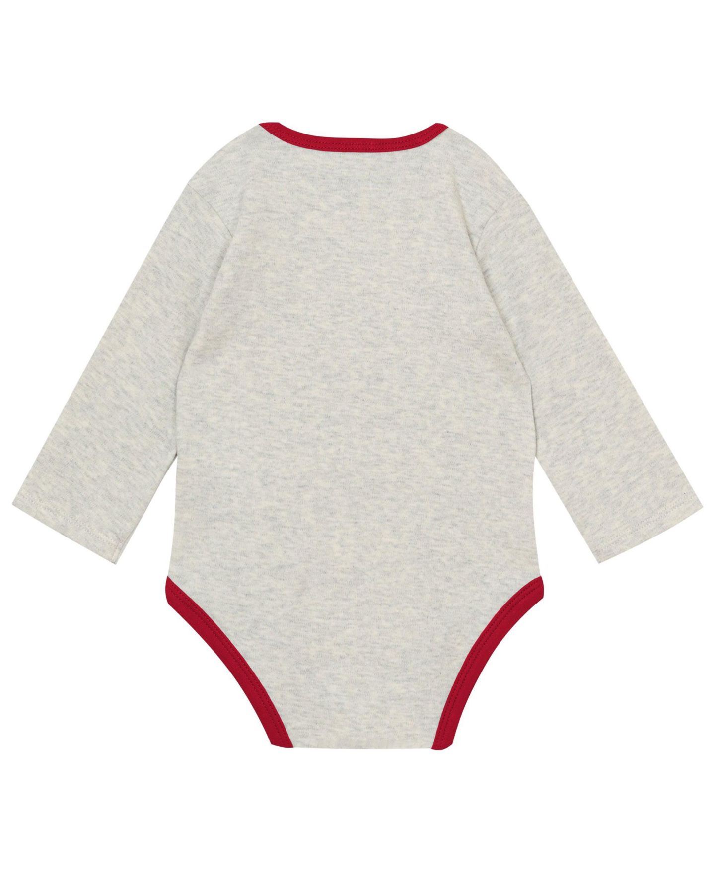 Outerstuff Baby Boys' San Francisco 49ers Huddles Giggles Long-Sleeve Creeper, Pants and Hat, 3-Piece Set — фото 5