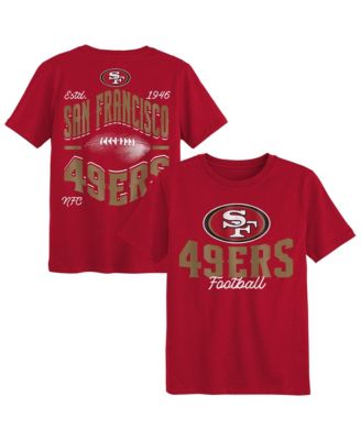 Boys' and Girls' 2T-5T San Francisco 49ers Top Pick Sensory-Friendly Crewneck T-Shirt