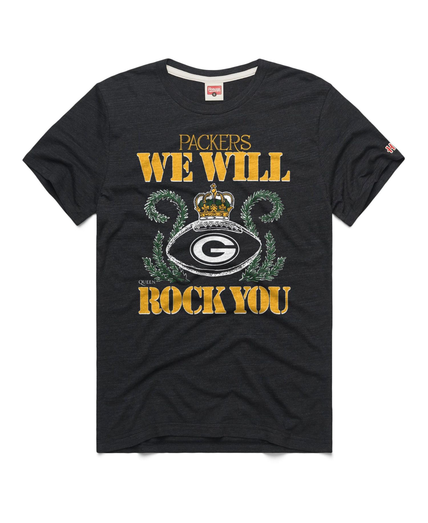 Men's and Women's Green Bay Packers Schedule Queen Tri-Blend T-Shirt