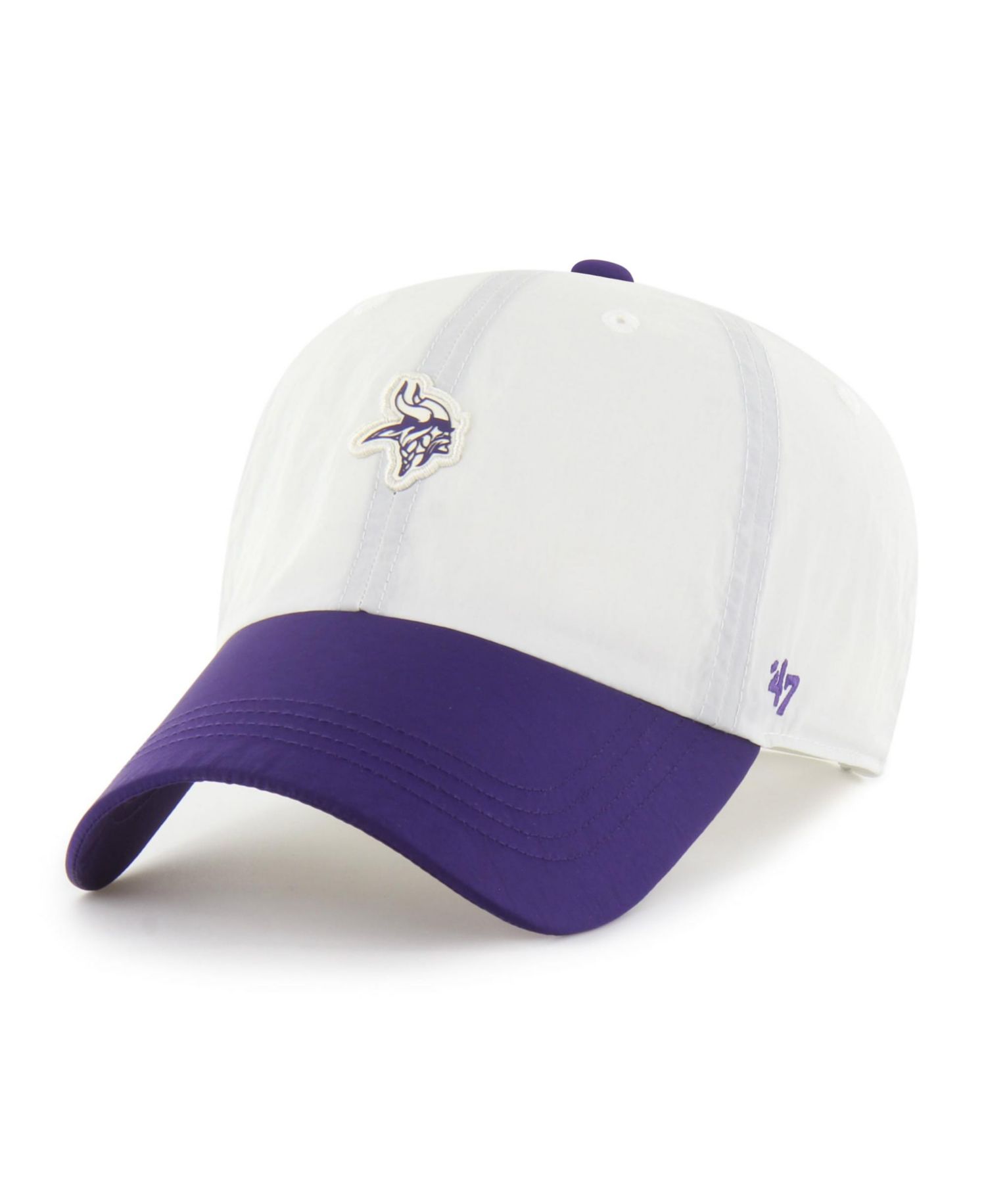 Men's Cream Minnesota Vikings Modernia Clean Up Adjustable Hat