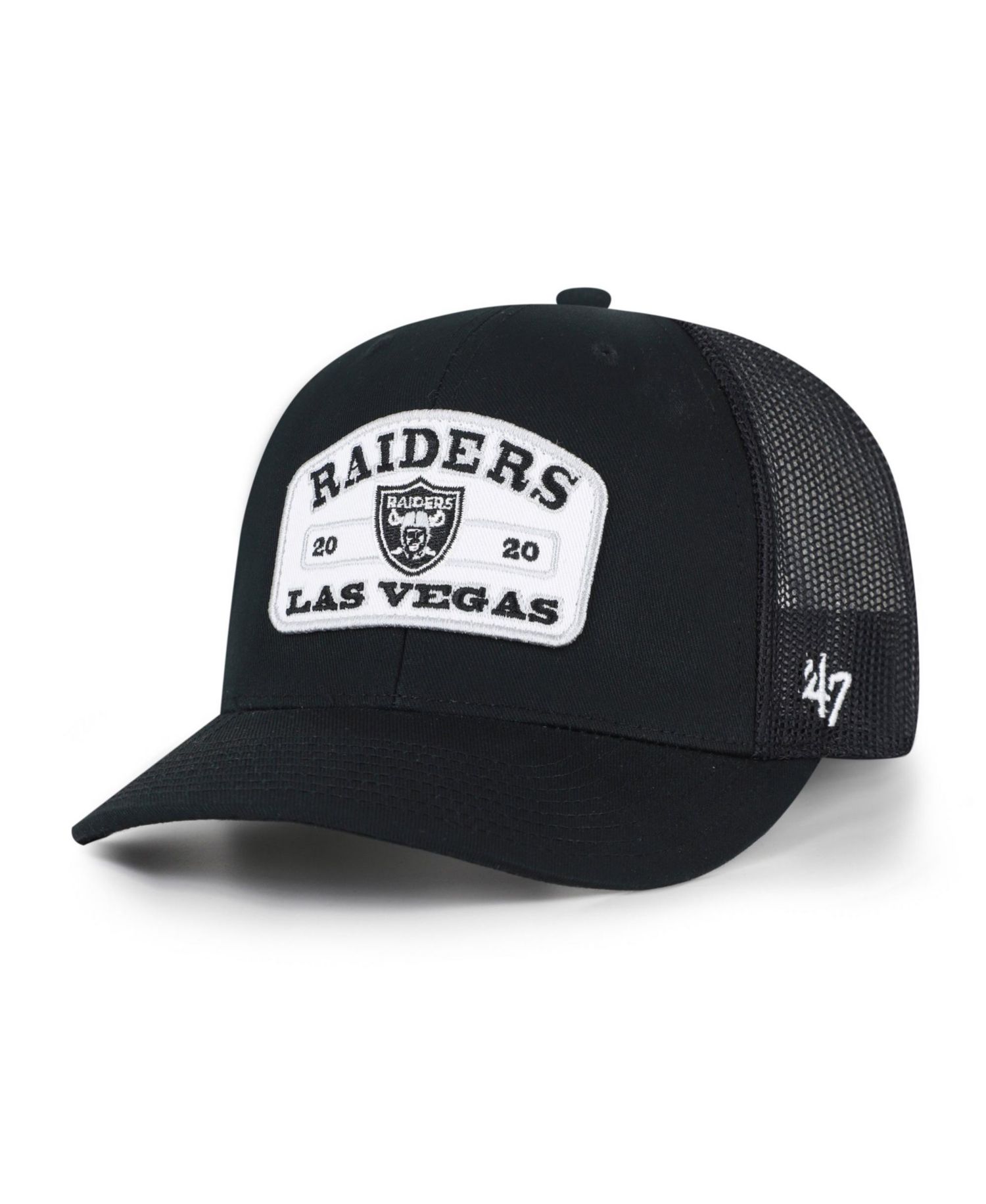 Las Vegas Raiders Adjustable Mesh Roadway Trucker Hat