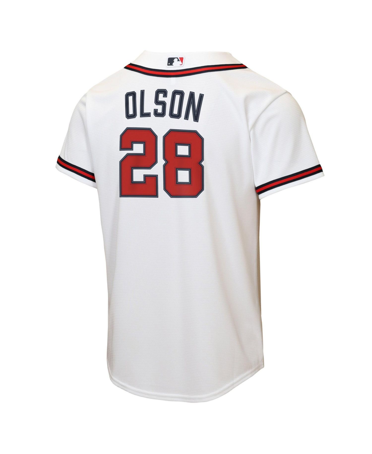Boys' 4-20 Atlanta Braves Matt Olson Home Replica Jersey