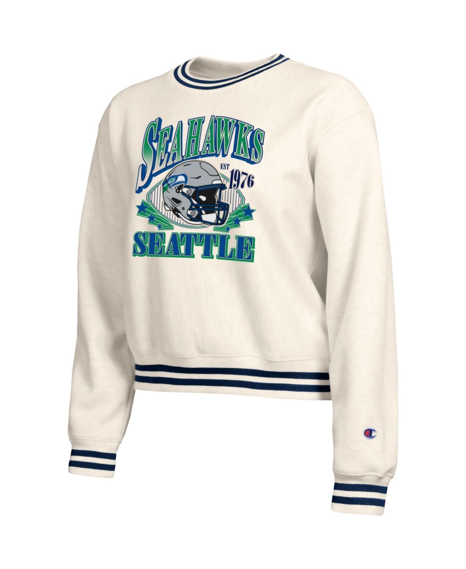 Women's Seattle Seahawks Reverse Weave Crewneck Sweatshirt