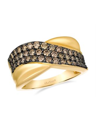 Chocolate Diamond (7/8 ct. t.w.) Ring in 14k Yellow Gold